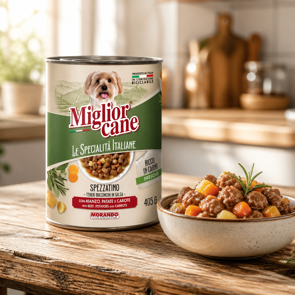 Migliorcane Specialties Chunks Beef Potatoes Carrots 405g
