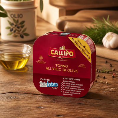 Callipo Tonno all'Olio di Oliva gr 70 x 4