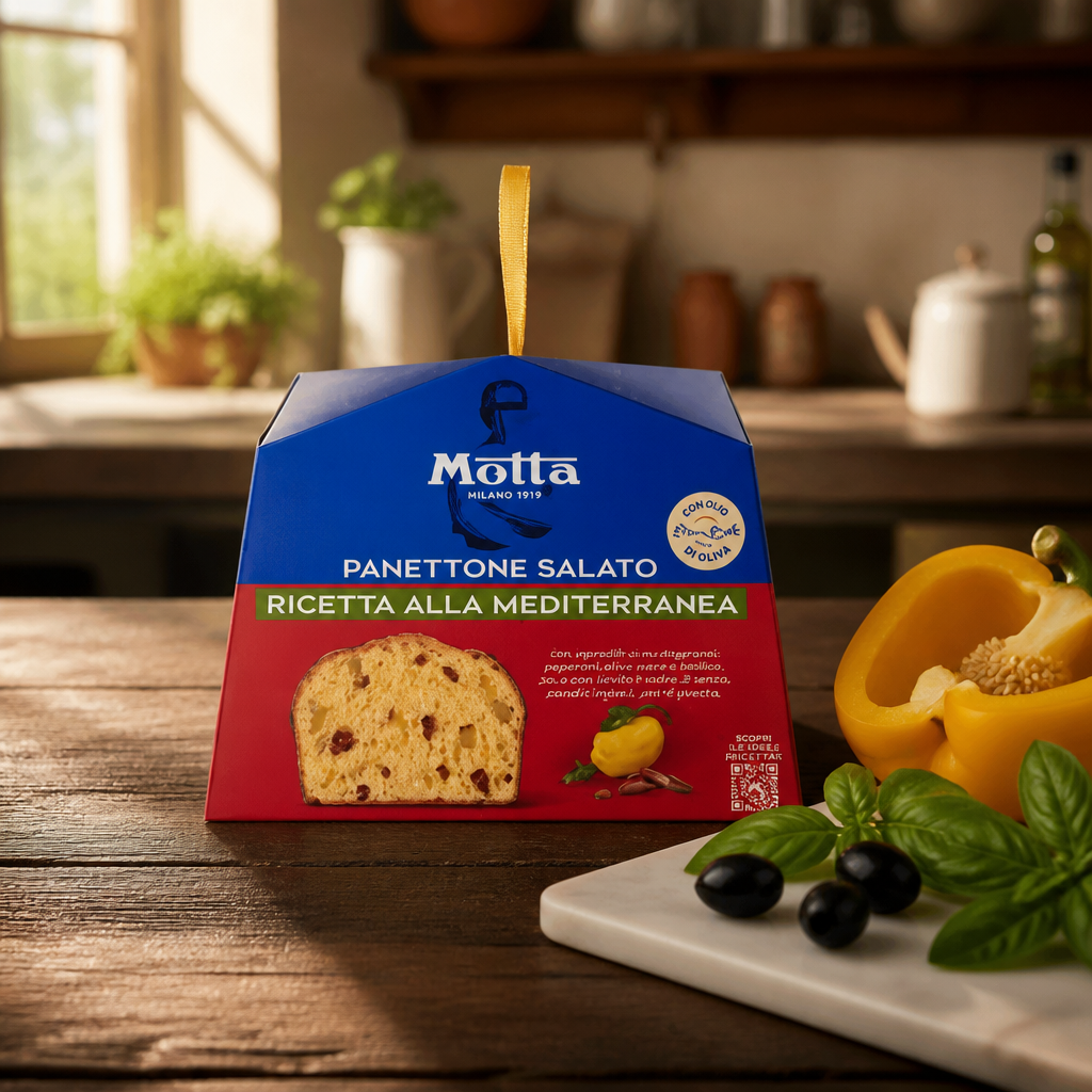 Motta Savory Panettone Mediterranean Recipe 450g