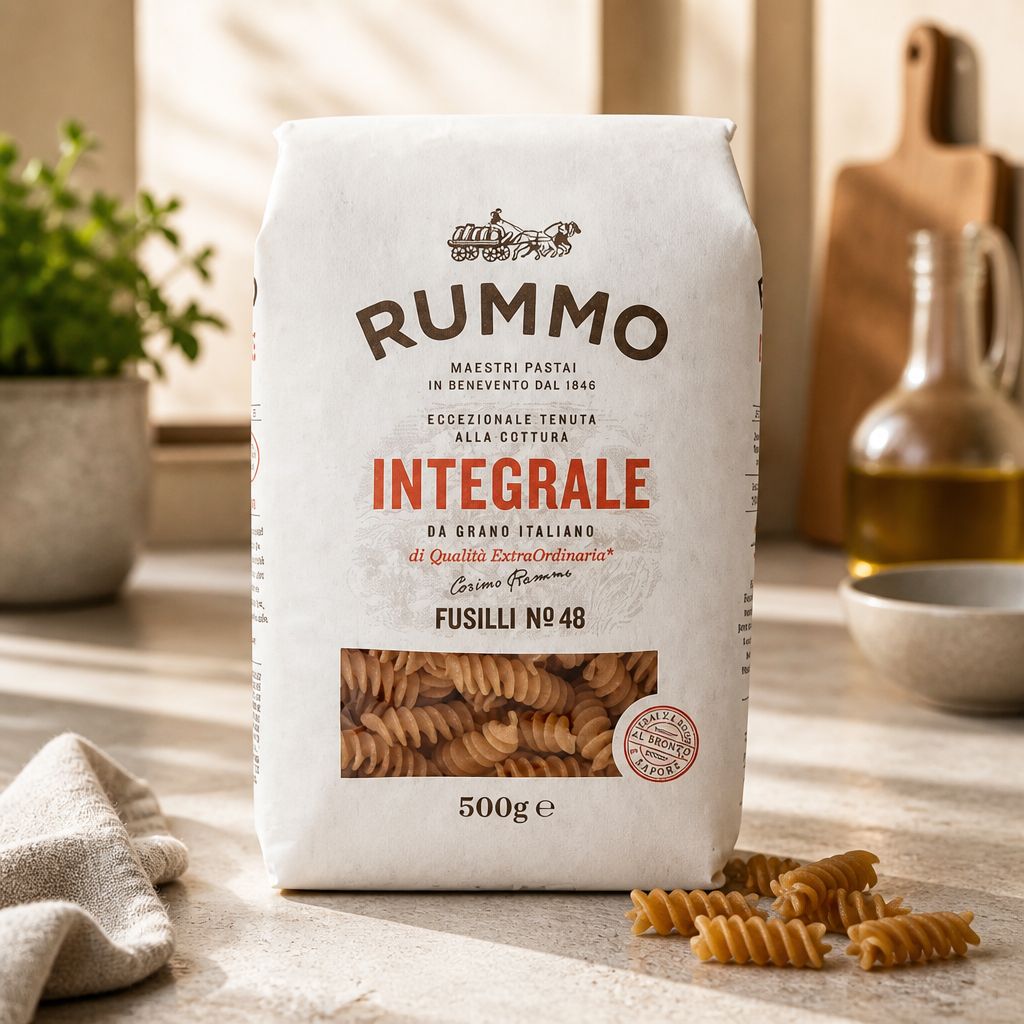 Pâtes fusilli au blé complet Rummo 500 g