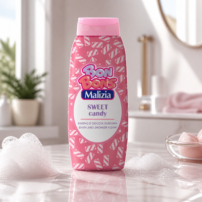 Bonbons Bagno e Doccia Schiuma Sweet Candy ML.500