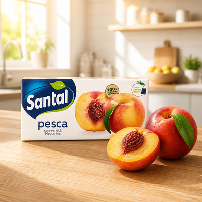 Santàl Peach Juice 200 ml x 3