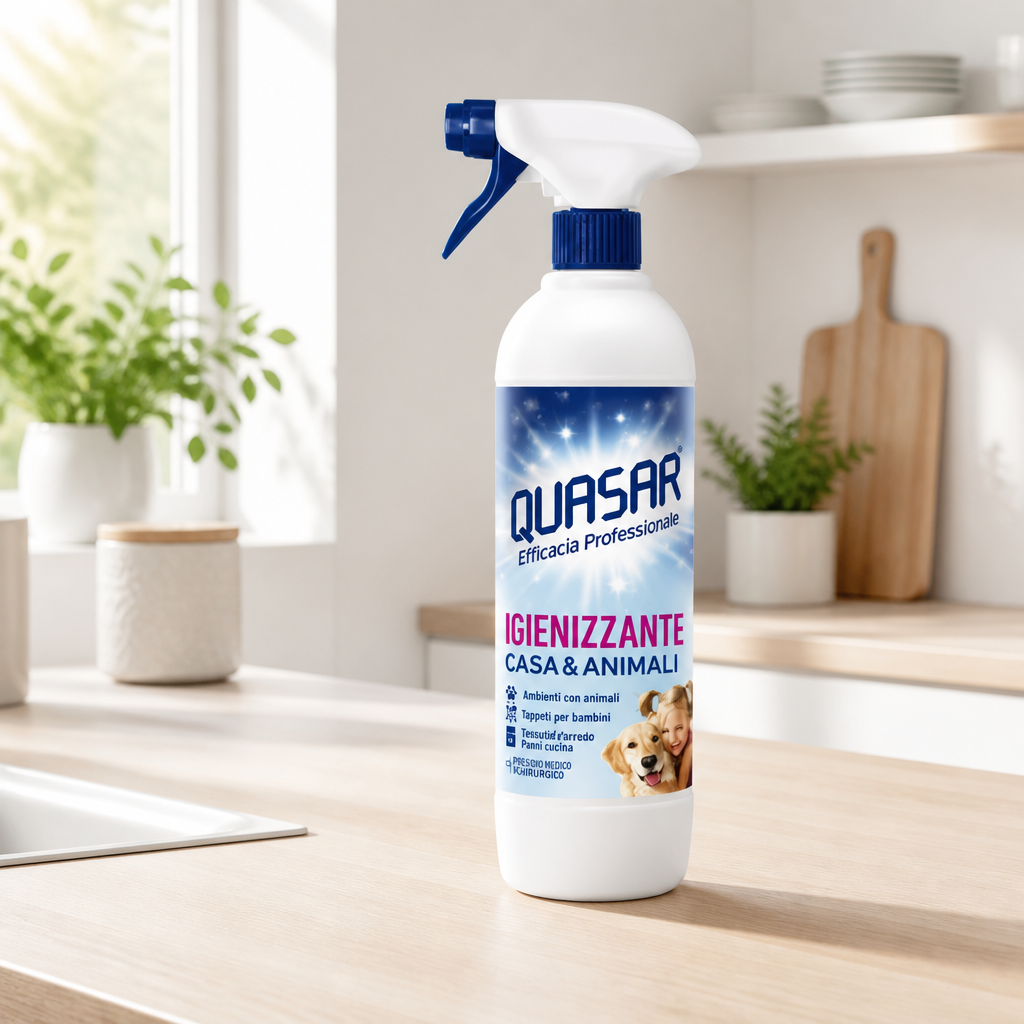 Quasar Désinfectant pour la maison et les animaux 580 ml
