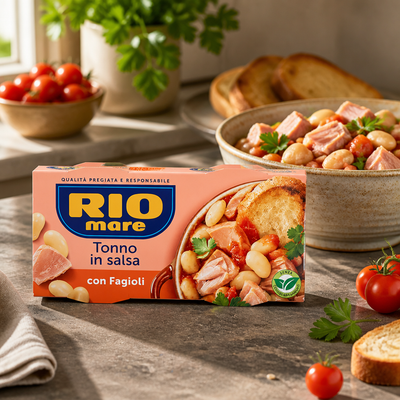 Rio Mare Tuna in Sauce with Beans 2x160g