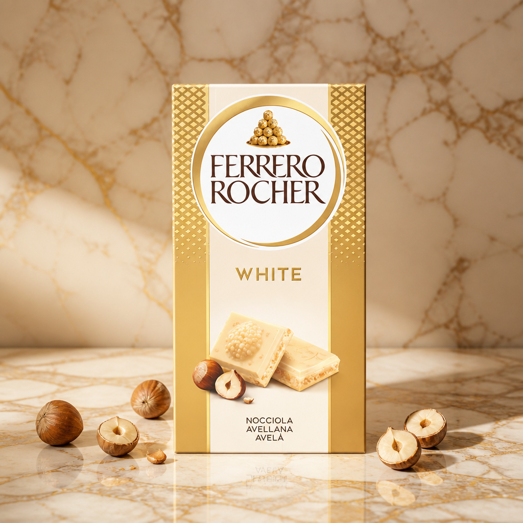 Ferrero Rocher White Hazelnut 90g