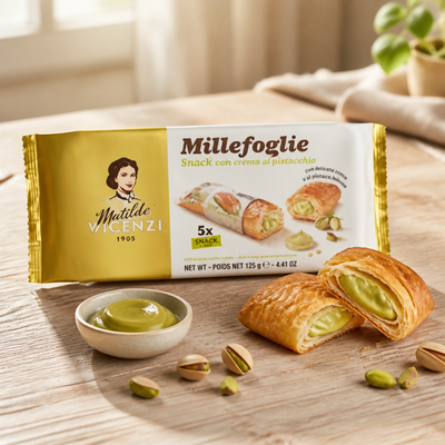 Millefoglie Crema Pisatacchio di Vicenzi gr.125