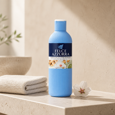 Fern Blue Almond and White Tea Shower Gel 650ml