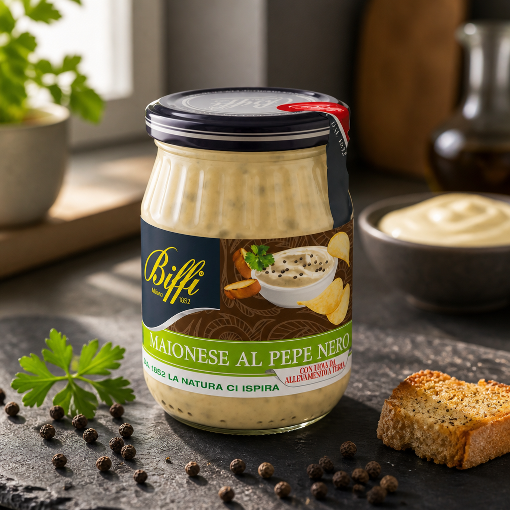 Biffi Black Pepper Mayonnaise – 180g