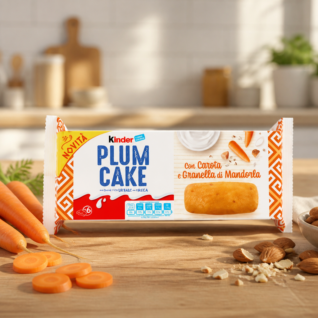 Kinder PlumCake Carota 192 GR
