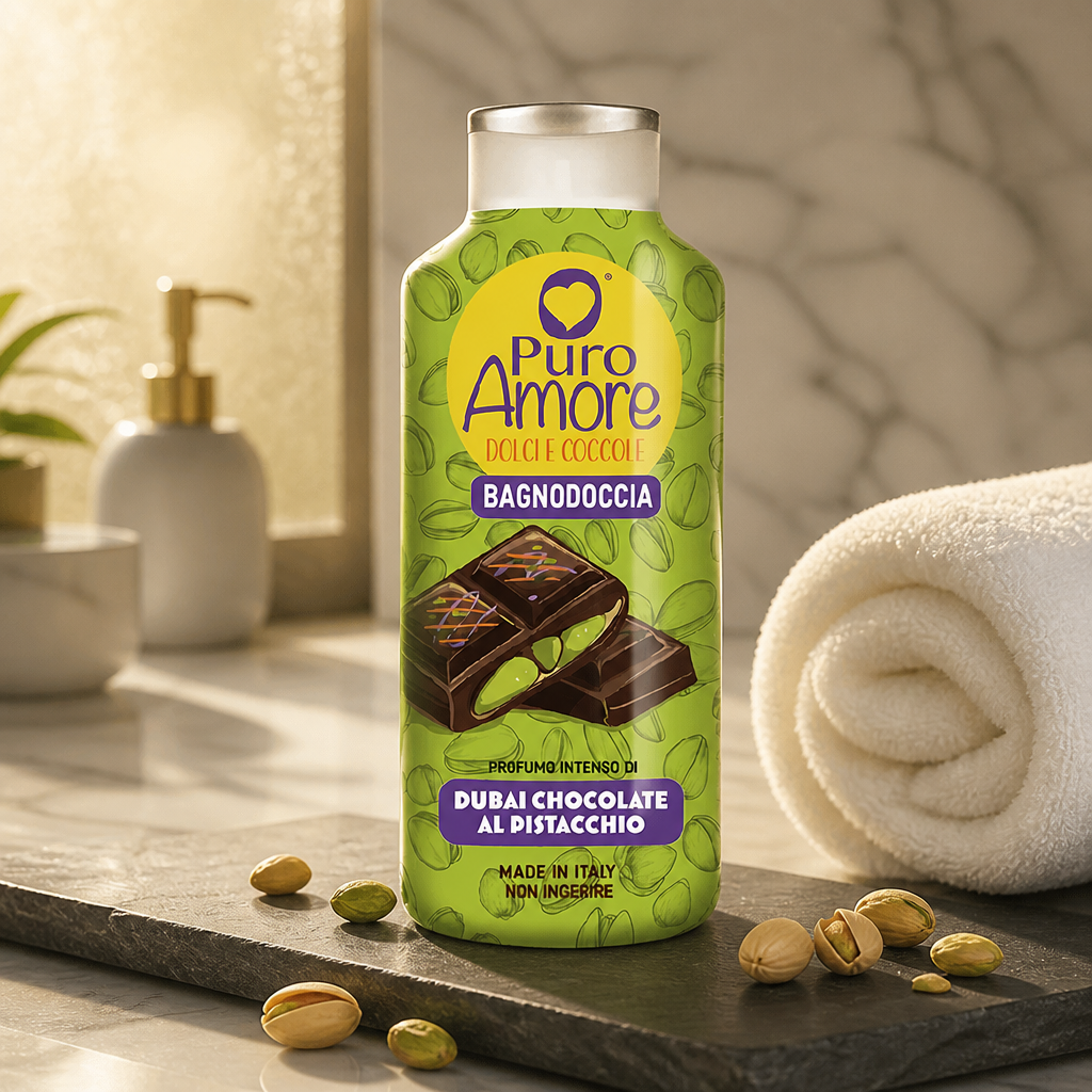 Puro Amore - Dubai Chocolate Shower Gel - 650 ml