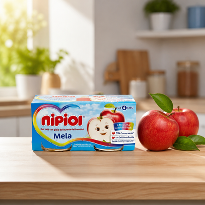 Nipiol Homogenized Fruit Apple 2 x 80g