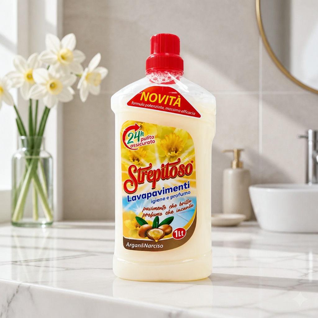 Fatigati Strepitoso Lavapavimenti 1 L Argan e Narciso
