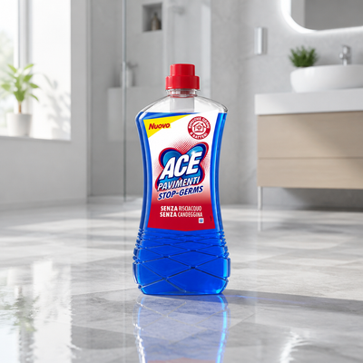 Ace Pavimenti Antibatterico 1000 ml – Detergente Igienizzante Profumato