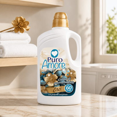Adoucissant textile Puro Amore Gold 60 lavages