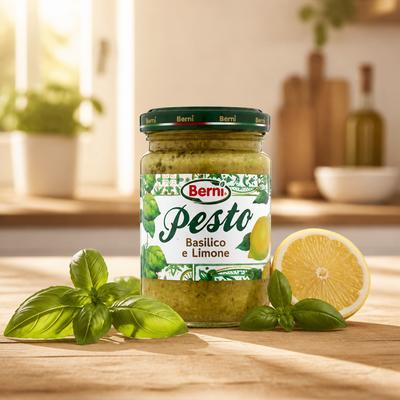 Berni Pesto Basilico E Limone 135 gr