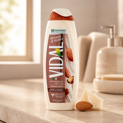 Vidal Almond and Shea Bath 500ml