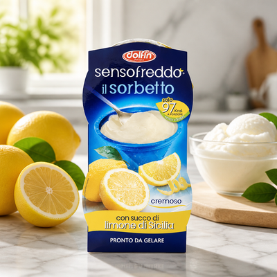 SensoFreddo Dolfin Sorbetto al Limone di Sicilia 200 ml