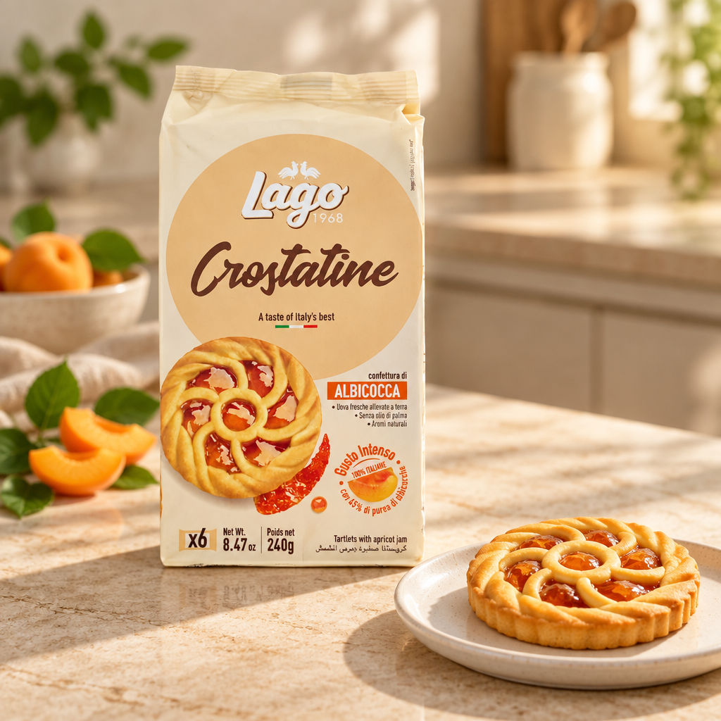 Lago Crostatine Albicocca – 240 g