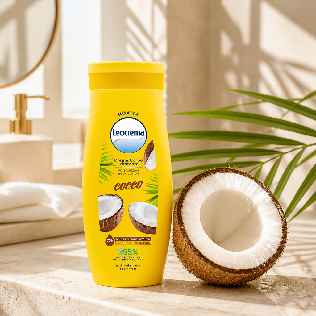 Leocrema Crema Fluida Idratante Cocco 250 ML