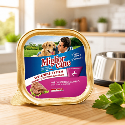 Migliorcane Barquette Tripes et Agneau 300 gr