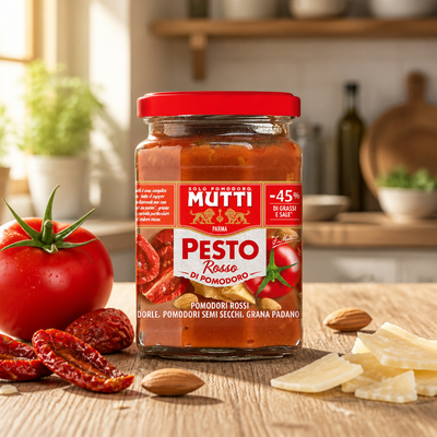 Pesto de tomates rouges Mutti 180 g