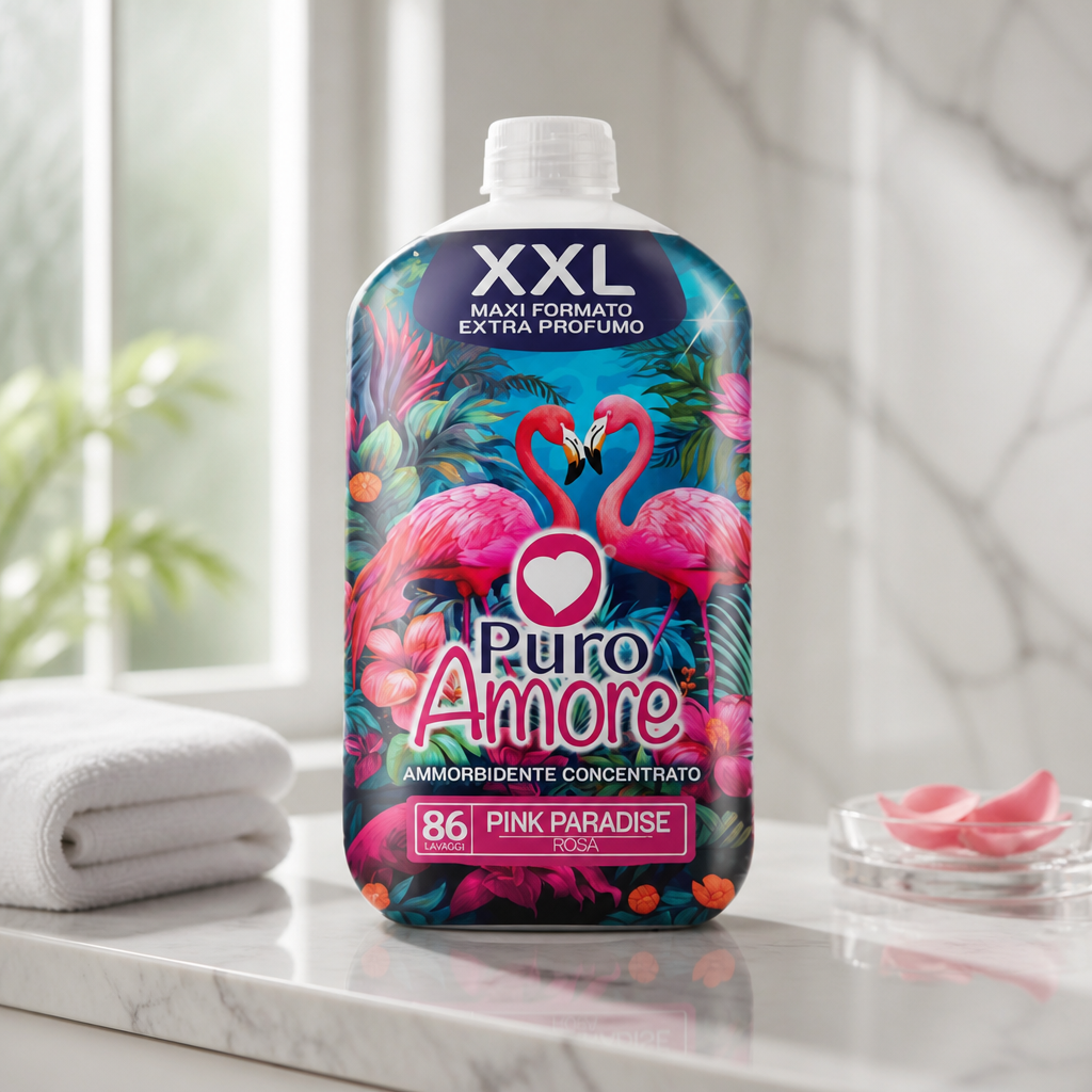 Puro Amore Ammorbidente Concentrato Pink Paradise 86 Lavaggi