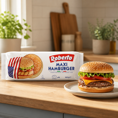 Roberto Hamburger Maxi Sesame 300gr