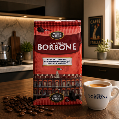 Caffè Borbone 10 Capsules Decisa Lavazza "A modo mio"