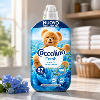 COCCOLINO Concentrato Ammorbidente Primavera 87 Lavaggi 1827 ml