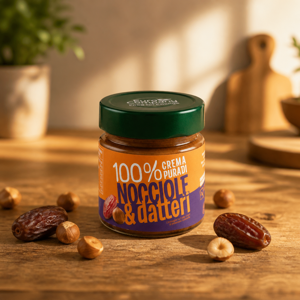 Euro Company 100% Pure Hazelnut & Date Cream 175 g