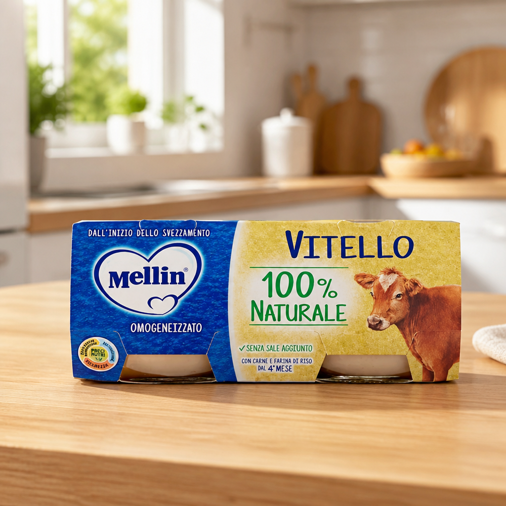 Mellin Omogenato Viande de Veau 2 x 80 gr