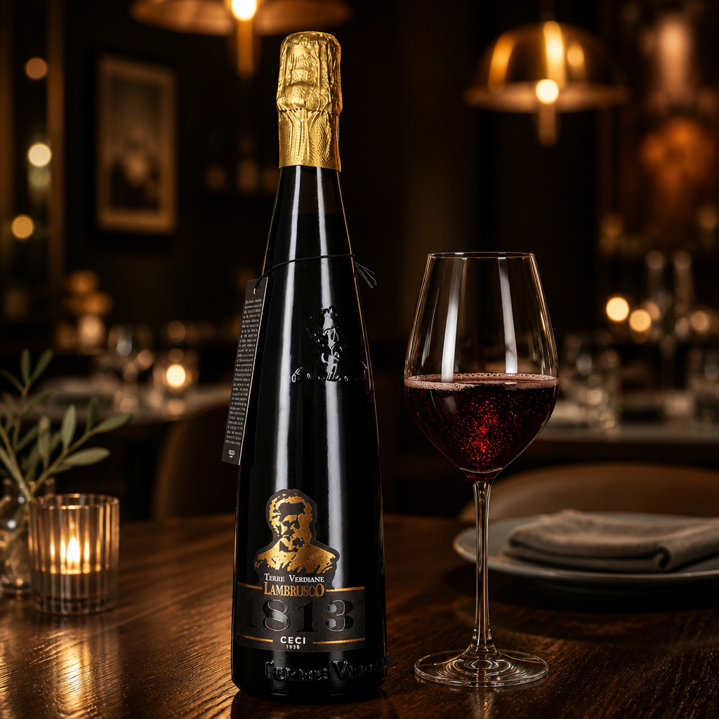 Lambrusco Secco 'Terre Verdiane Edition 1813' Chickpeas