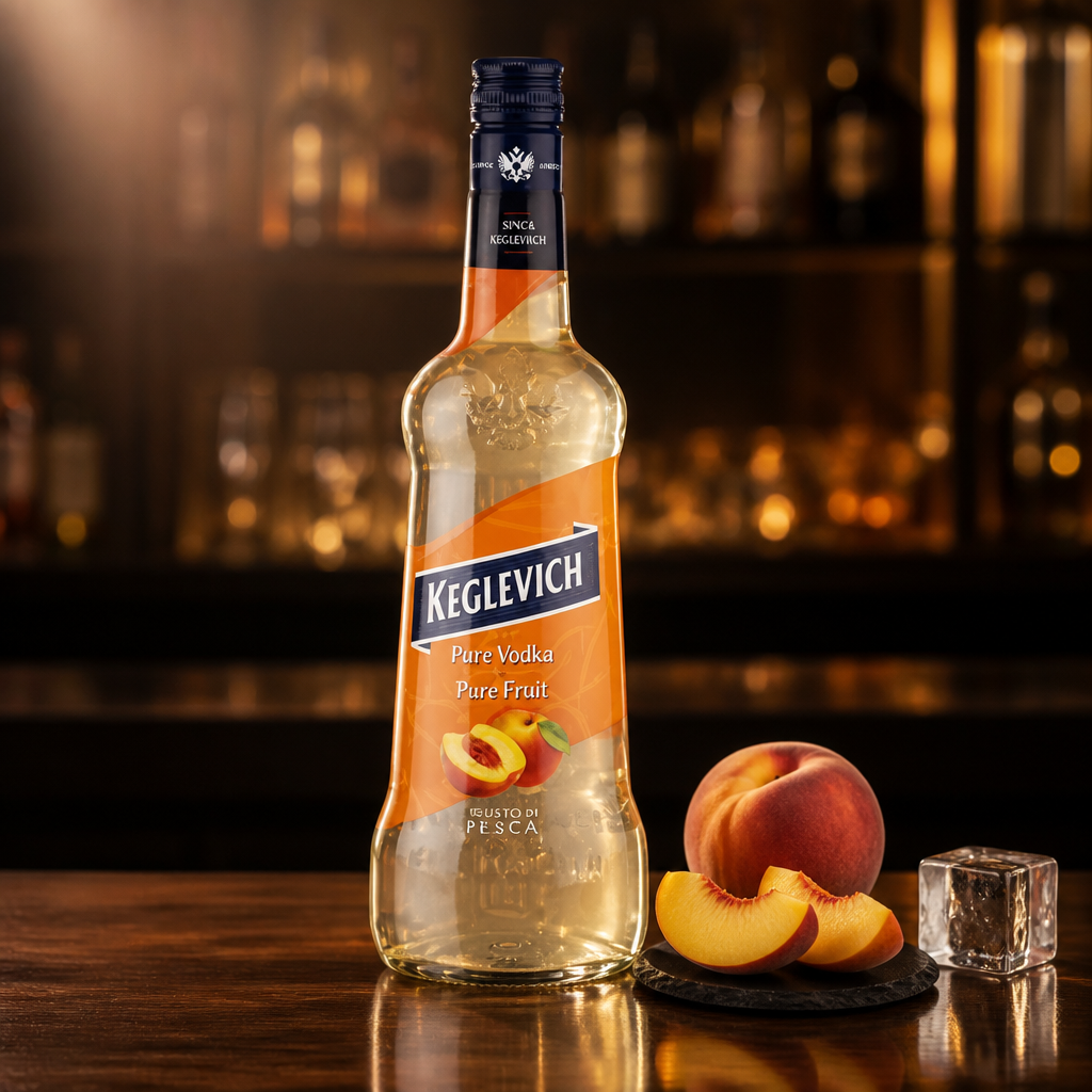 Vodka Keglevich Pesca 700 ml