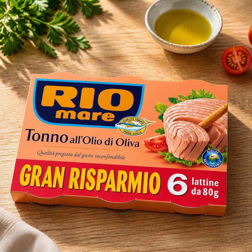Thon Rio Mare à l'huile d'olive 80 g x6 