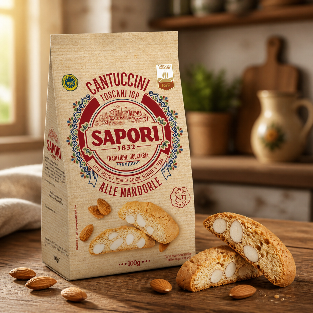Sapori cantuccini alla mandorla gr.100