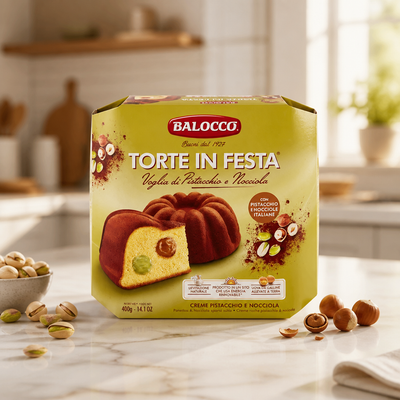 Balocco Torte in Festa Pistachio and Hazelnut 400g