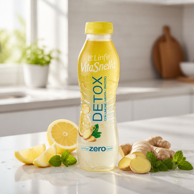 Vitasnella Le Linfe Détox au citron, à la menthe et au gingembre 500 ml