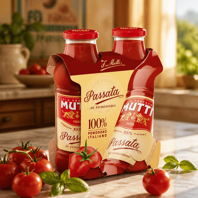 Purée de tomates Mutti 400 g x 2