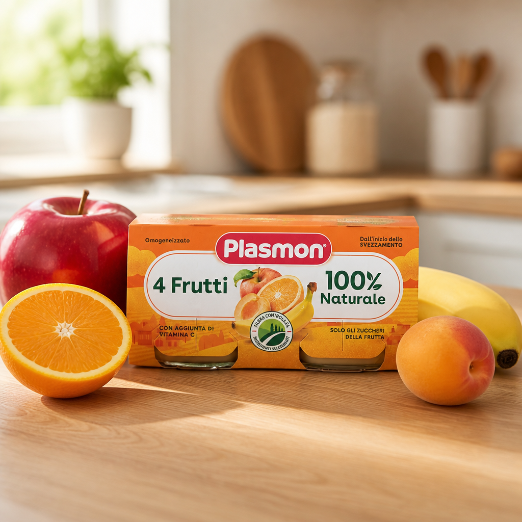Plasmon Purée de Fruits 4 Fruits 2 x 80 g