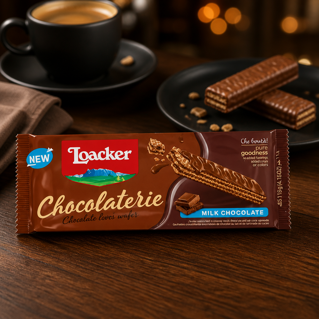 Loacker Wafer Milk Chocolate 118 g