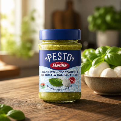 Barilla Pesto Basilic Mozzarella 190 gr