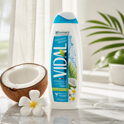 Bain d'eau de coco Vidal 500 ml
