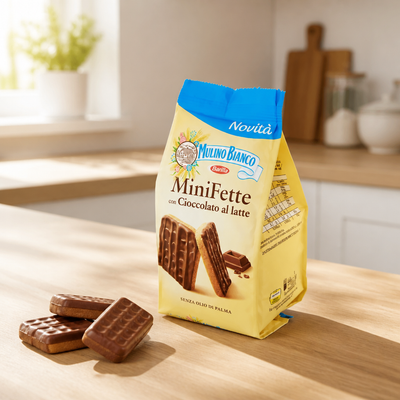 Mini tranches de chocolat au lait Mulino Bianco 110 g