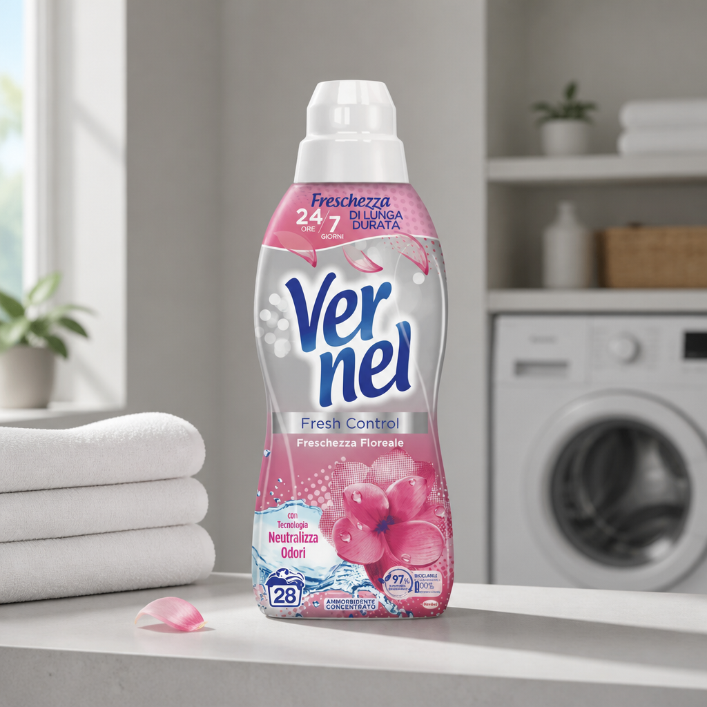 Vernel Concentrated Fabric Softener Floral Freshness 28 Washes