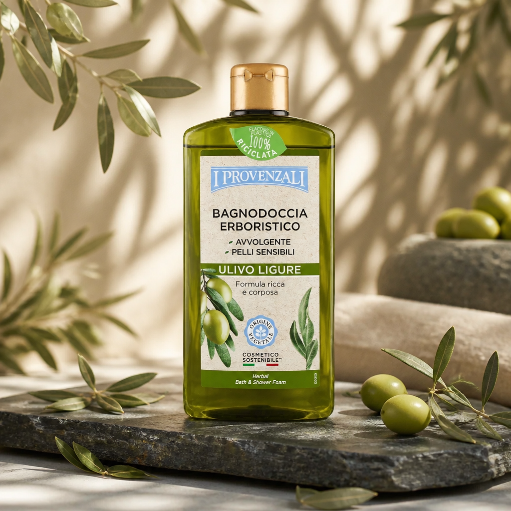 I Provenzali Ligurian Olive Herbal Shower Gel 400 mL