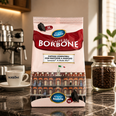 Caffè Borbone 10 Capsules Nobile Lavazza "A modo mio"