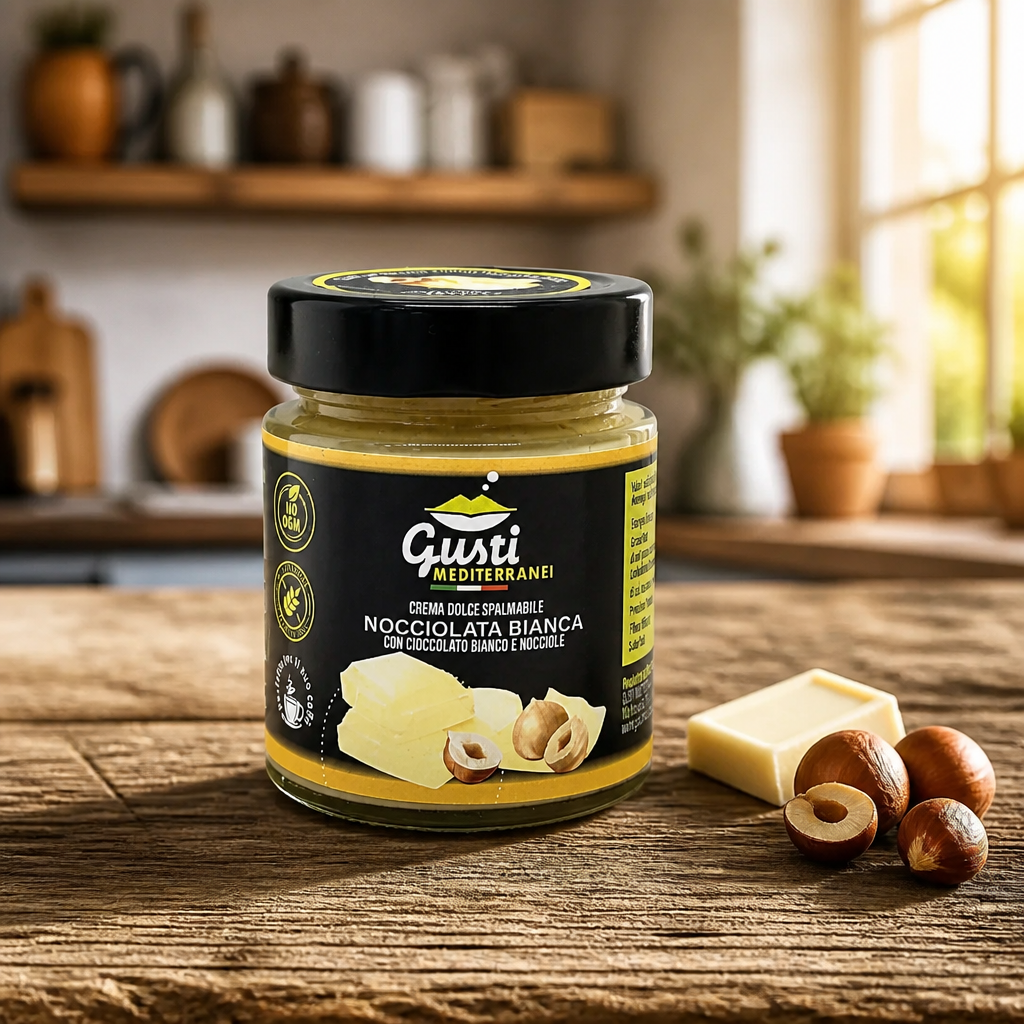 Crème à tartiner saveur Nocciolata Blanche 156 ml