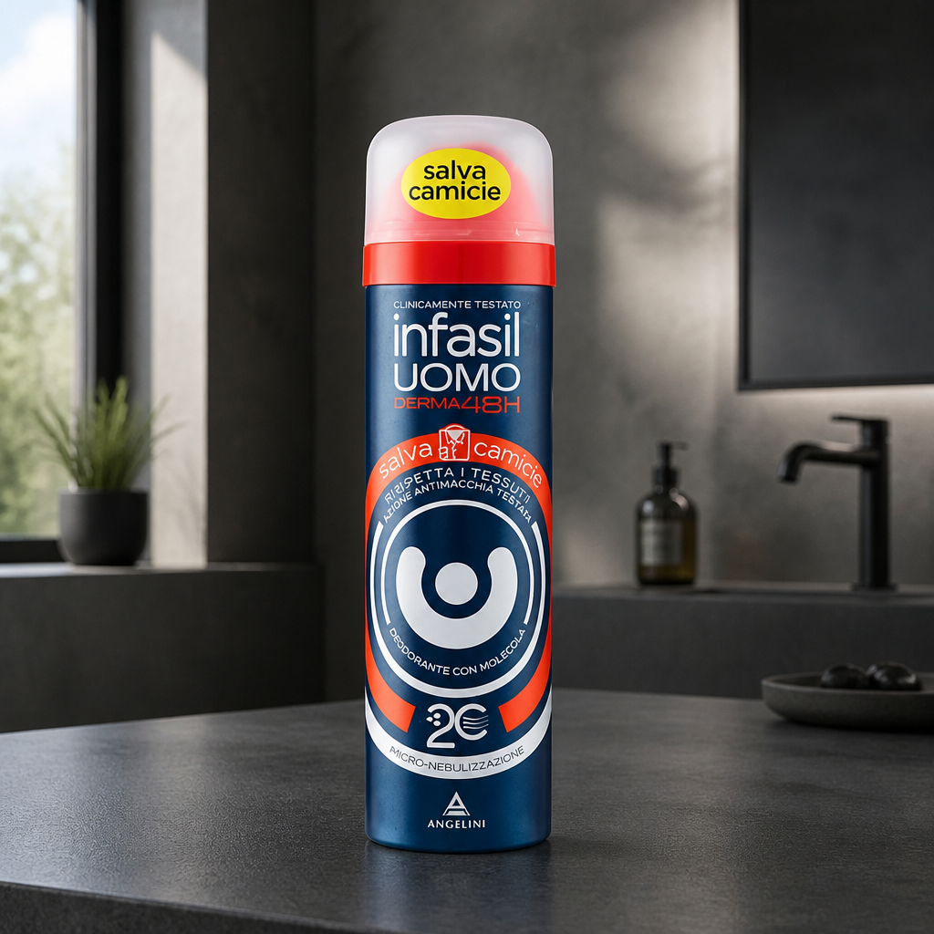 Déodorant en spray Infasil pour homme, protège-chemise, 150 ml
