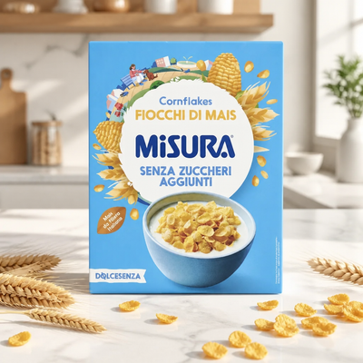 Misura Dolcesenza Cornflakes Fiocchi di Mais 350 g