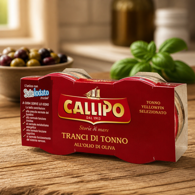 Callipo Tuna in Olive Oil – 2 Jars of 70 g